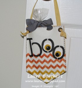 Boo Banner Bag, www.LaurasStampPad.com