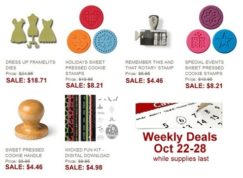 Weekly Deals, www.LaurasStampPad.com