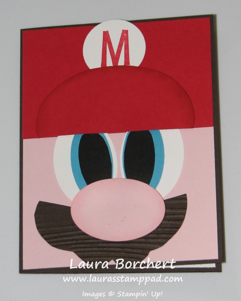 Mario Card, www.LauasStampPad.com