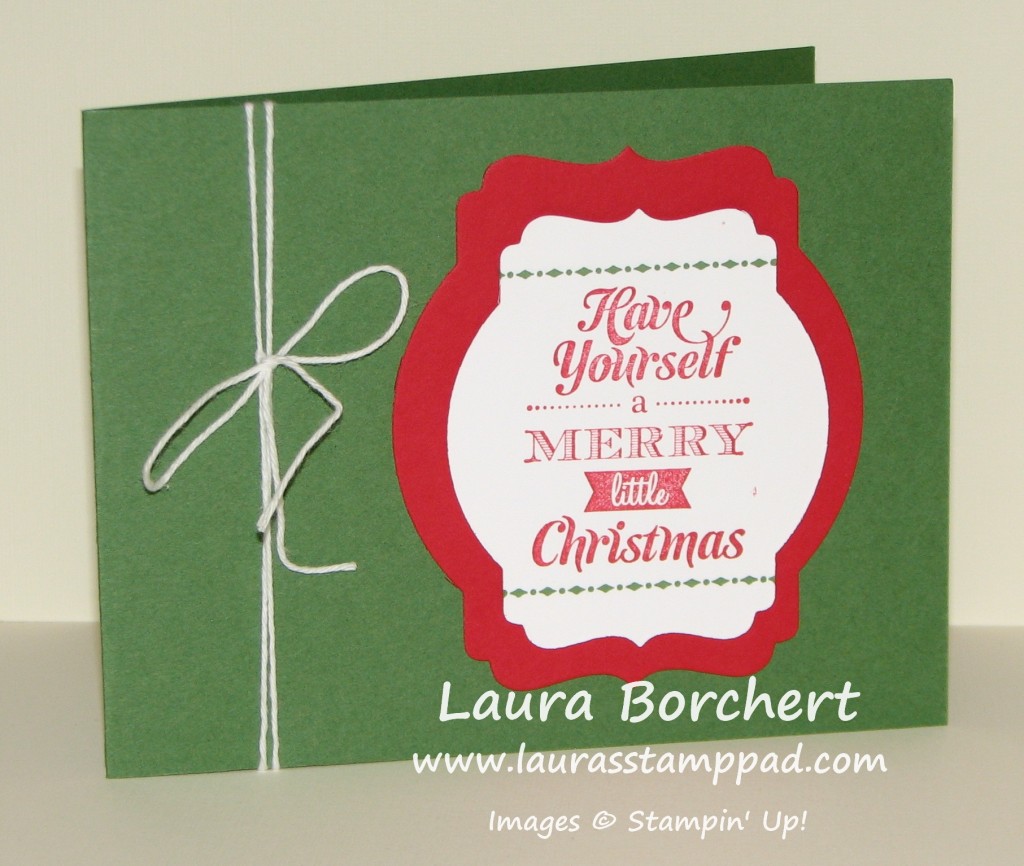 Merry Little Christmas, www.LaurasStampPad.com