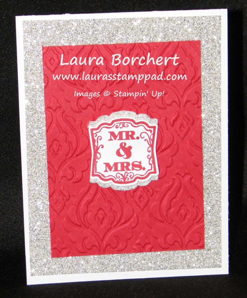 Wedding Card, www.LaurasStampPad.com