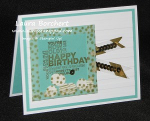 Shaker Card with Washi Tape