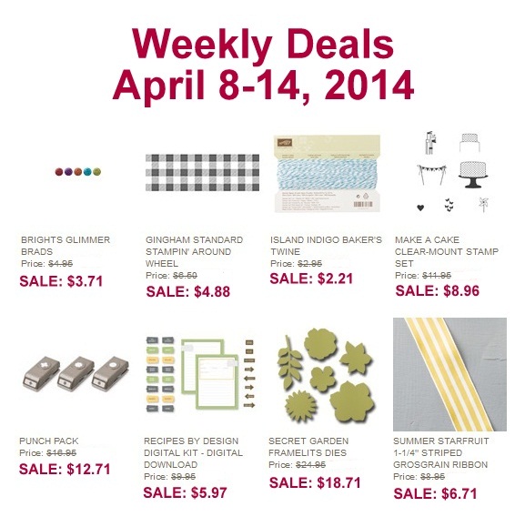 Weekly Deals, www.LaurasStampPad.com