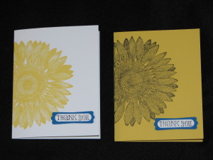 Sunflower Cards Wedding Suite, www.LaurasStampPad.com