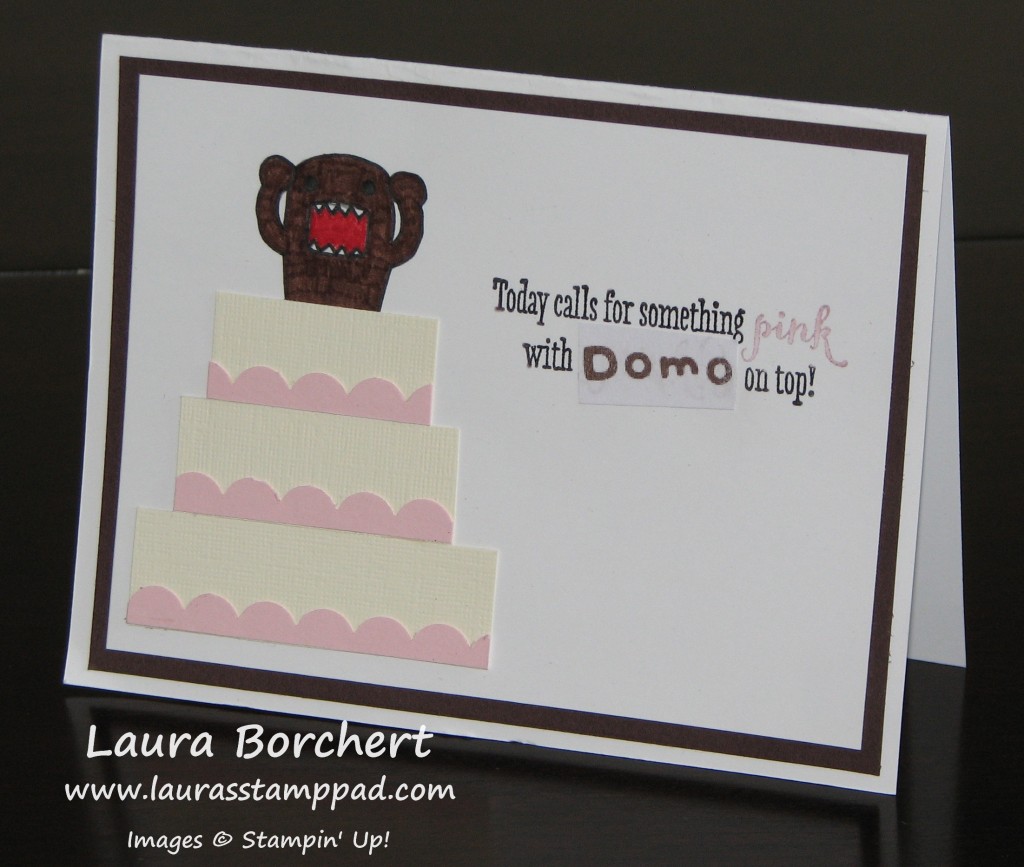 Domo Birthday Card, www.LaurasStampPad.com