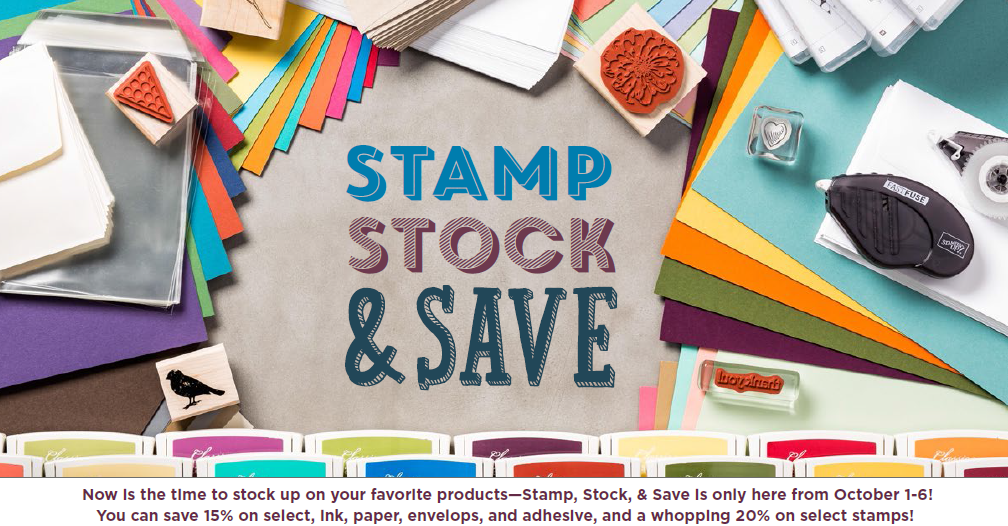Stamp Stock and Save, www.LaurasStampPad.com