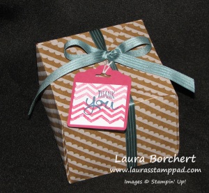 Gift Box Punch Board, www.LaurasStampPad.com