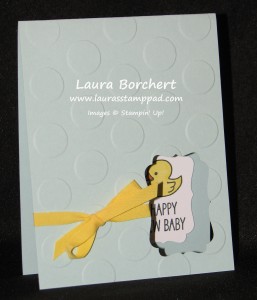 One Tag Fits All Baby, www.LaurasStampPad.com