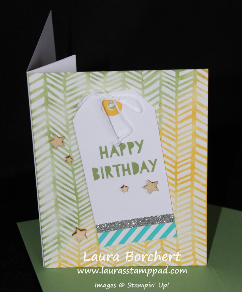 Gift Card Holder, Hooray It's Your Day, www.LaurasStampPad.com