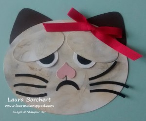 Grumpy Cat Punch Art, www.LaurasStampPad.com