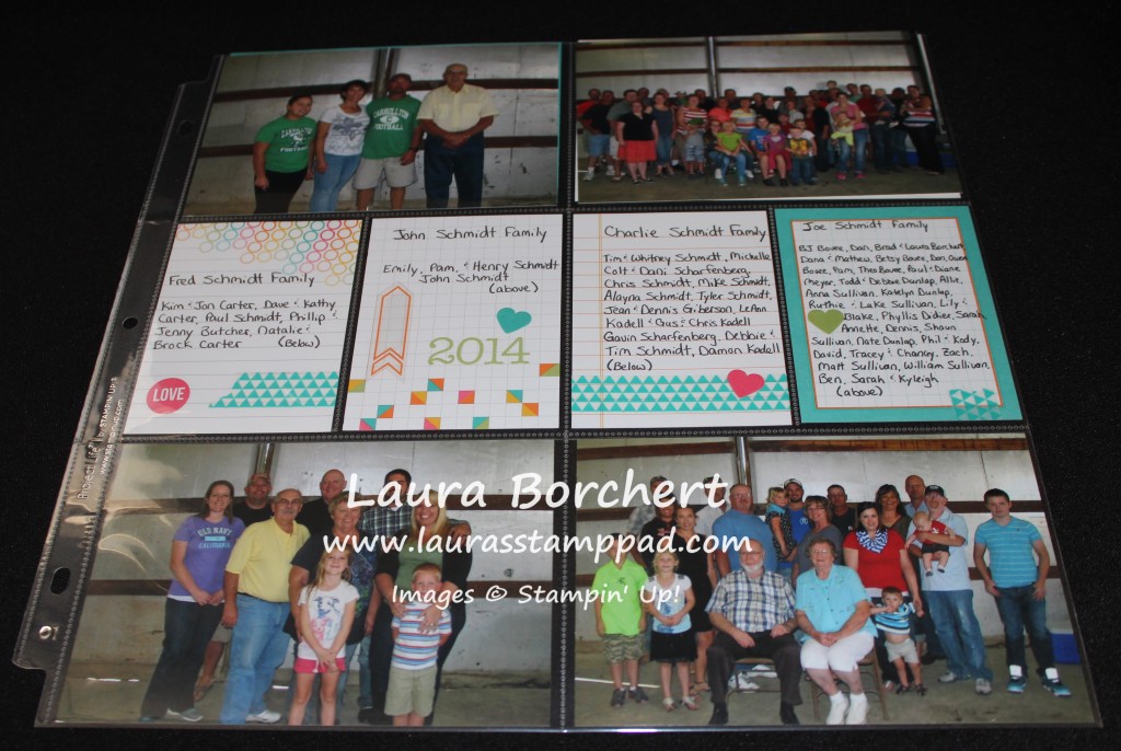 Project Life Family Page, www.LaurasStampPad.com