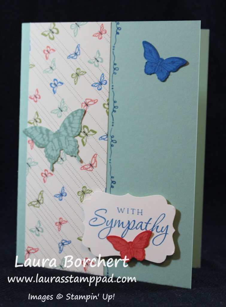 Sympathy Card, www.LaurasStampPad.com