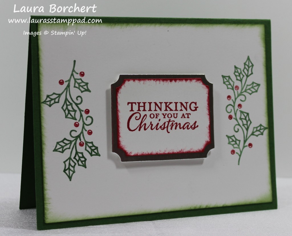Thinking of You at Christmas, www.LaurasStampPad.com