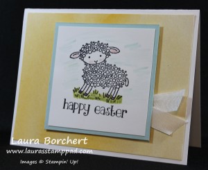 Easter Lamb, www.LaurasStampPad.com