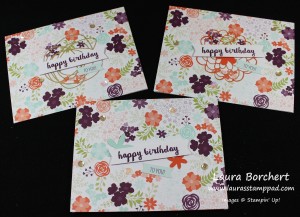 Flower Cards, www.LaurasStampPad.com