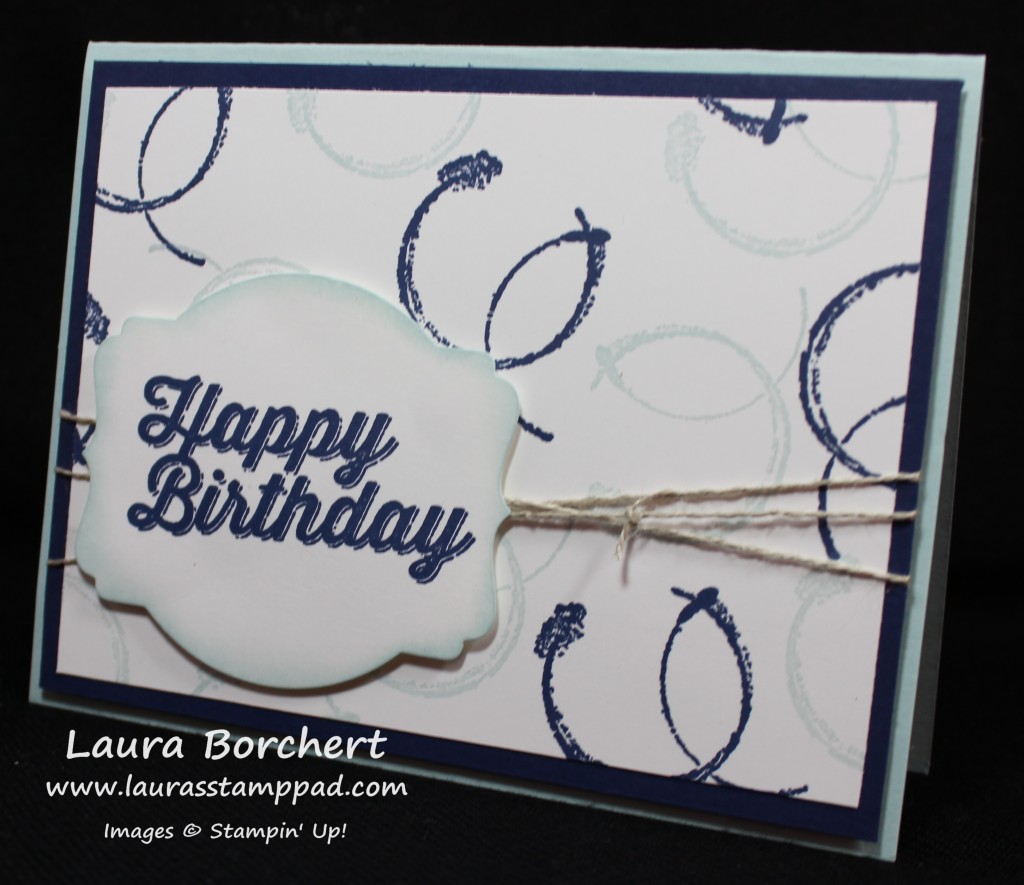 Birthday Boy Card, www.LaurasStampPad.com