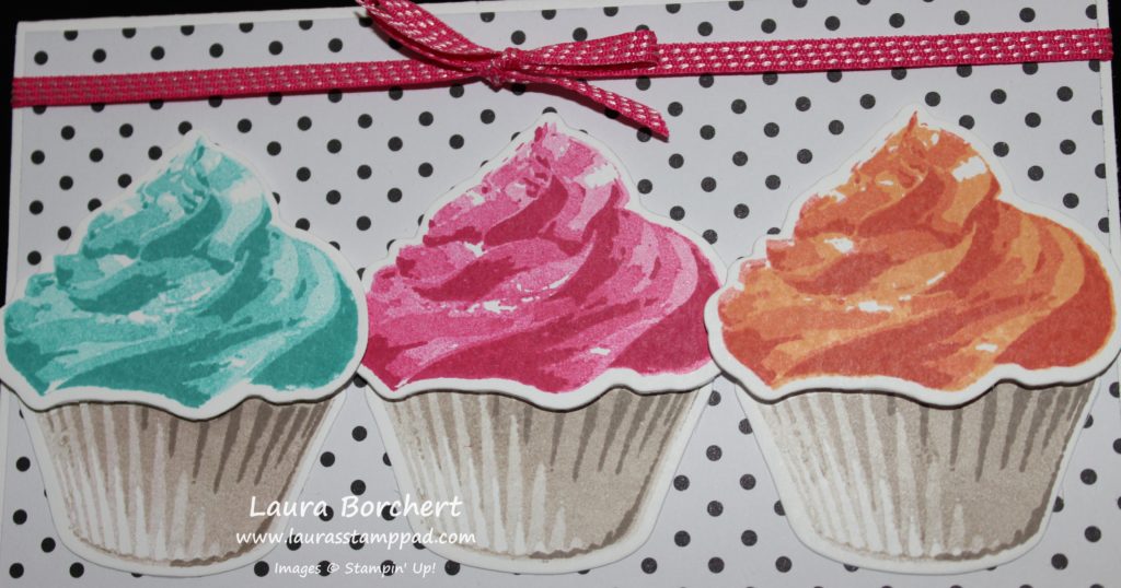 Colorful Cupcakes, www.LaurasStampPad.com