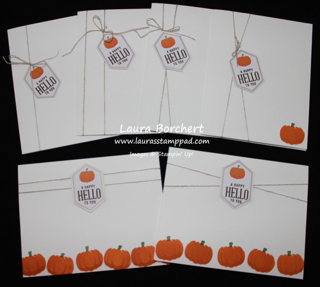 pumpkin-cards, www.LaurasStampPad.com