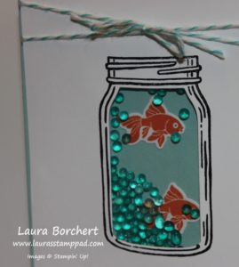 Jar of Fishy, www.LaurasStampPad.com