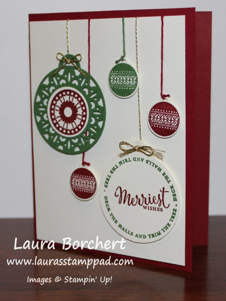 All this Ornaments, www.LaurasStampPad.com