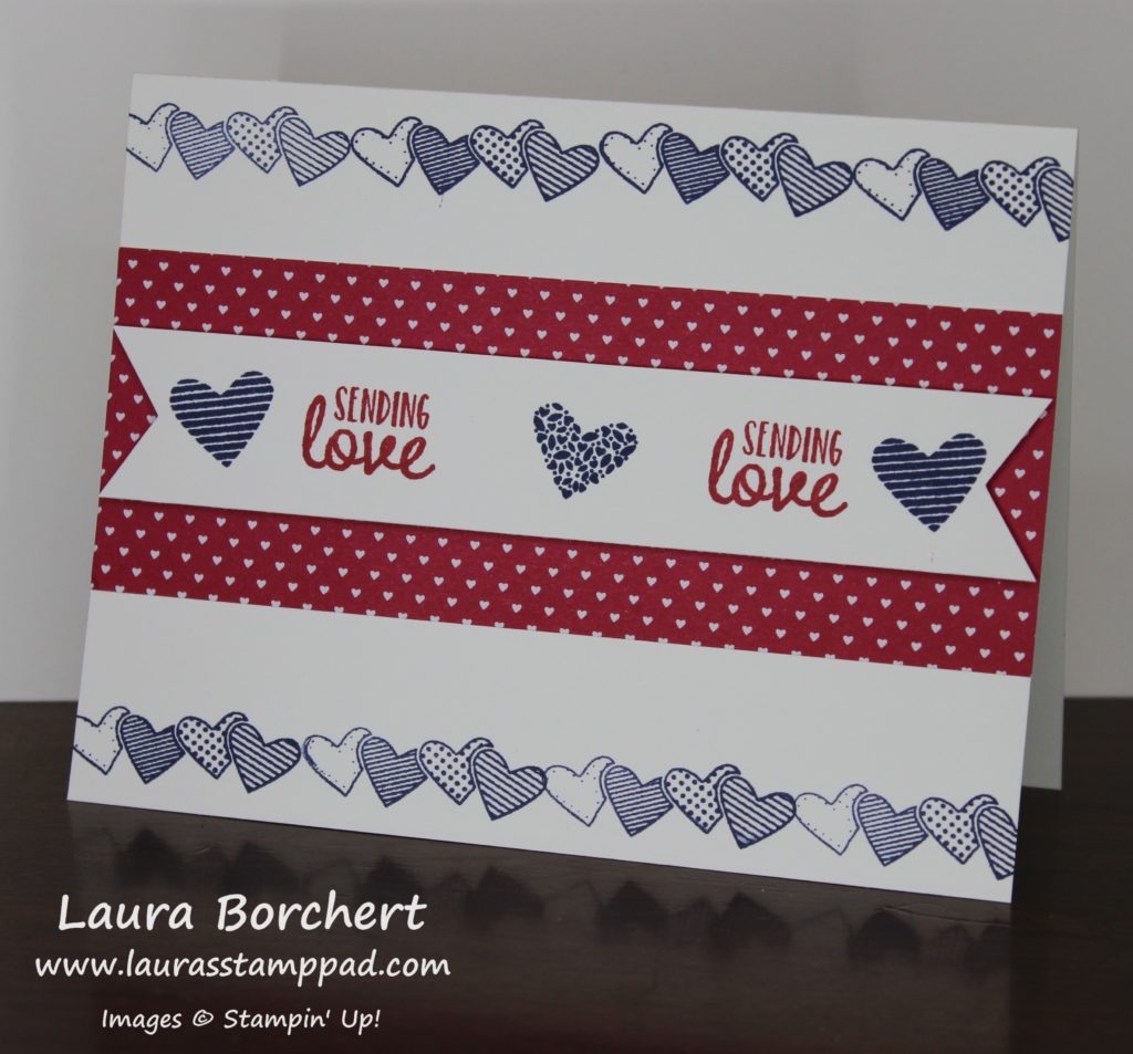 Sending Love, www.LaurasStampPad.com