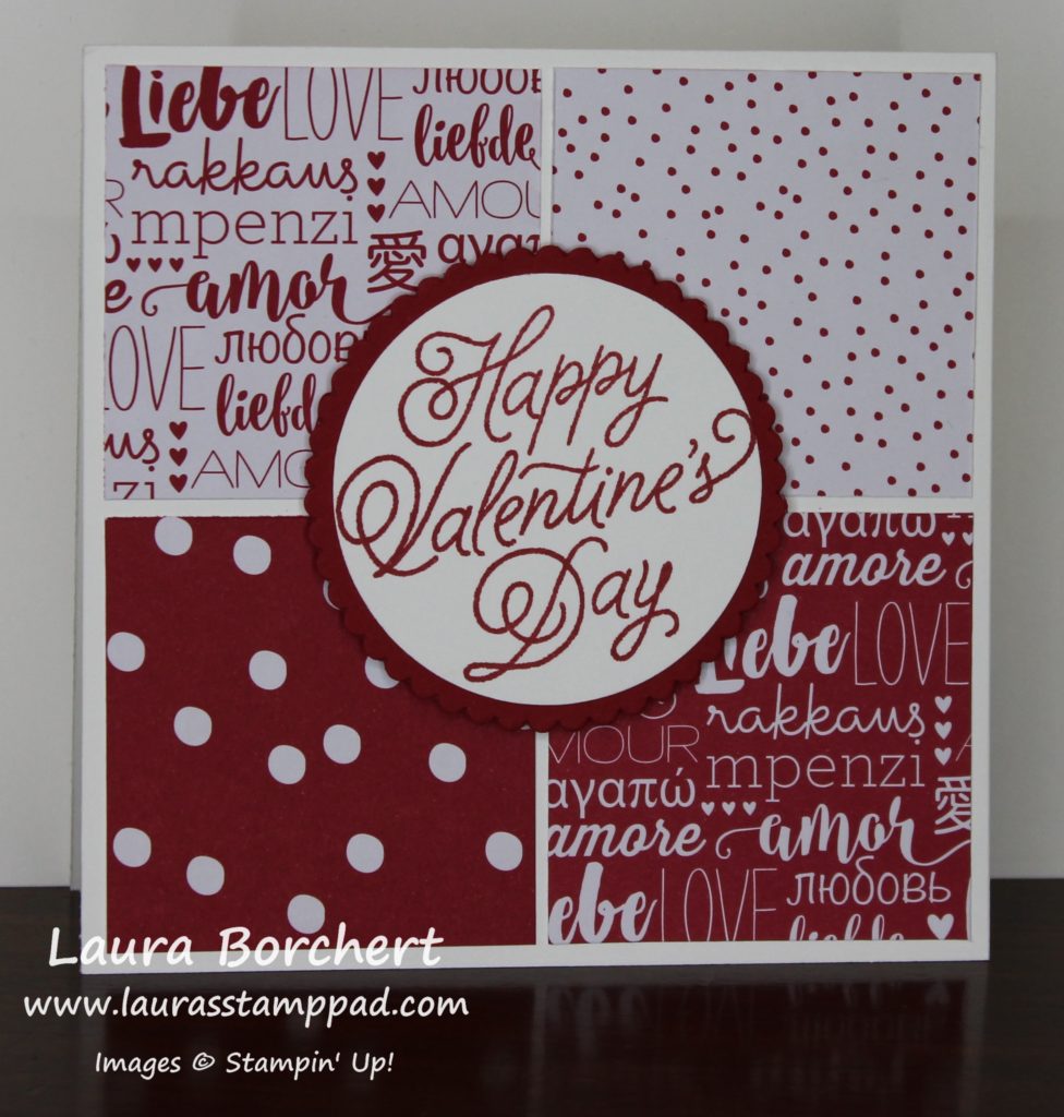 Happy Valentine's Day, www.LaurasStampPad.com