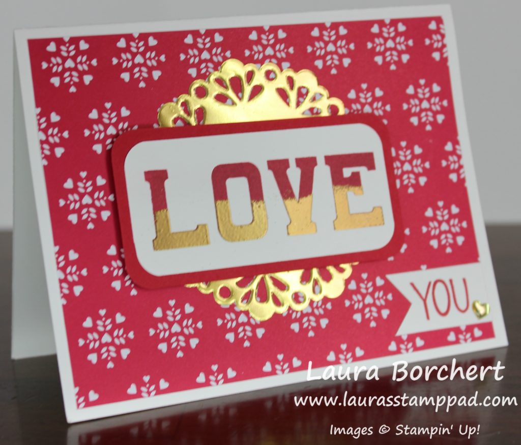 LOVE, www.LaurasStampPad.com