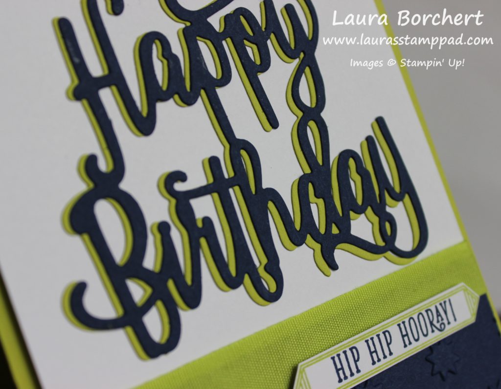 Layered Birthday, www.LaurasStampPad.com