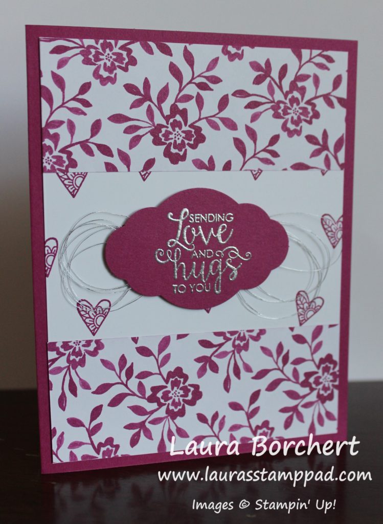 Sending Love & Hugs to You, www.LaurasStampPad.com