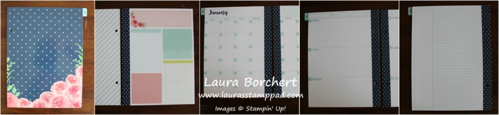 Monthly Planner Pages, www.LaurasStampPad.com