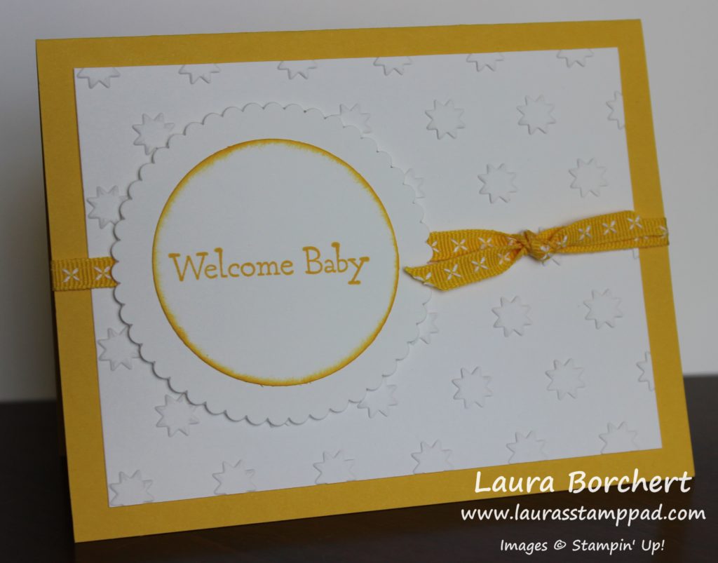 Welcome Baby, www.LaurasStampPad.com