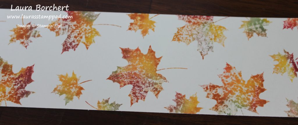 Multi-Colored Leaves, www.LaurasStampPad.com