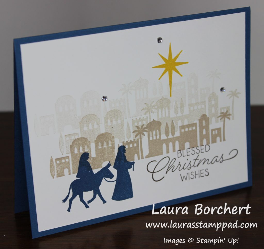 Bethlehem Card, www.LaurasStampPad.com