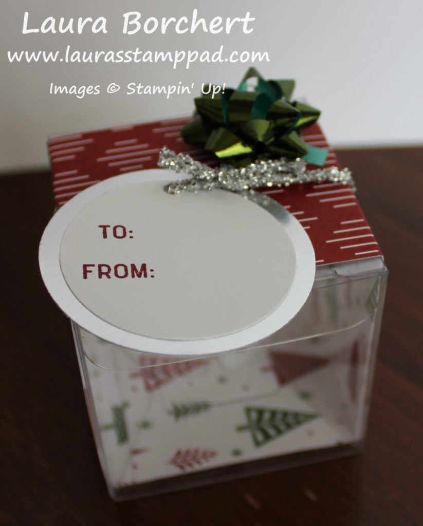 Be Merry Treat Box, www.LaurasStampPad.com