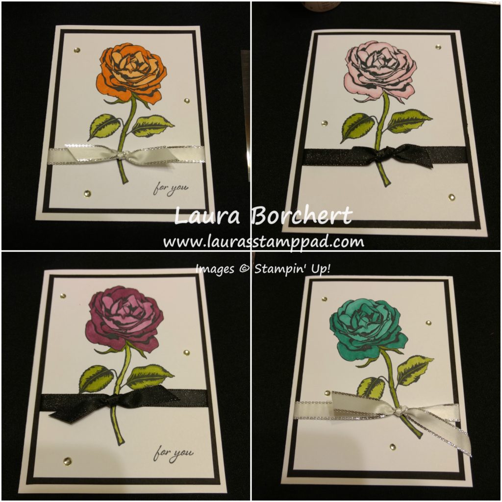Blending Roses, www.LaurasStampPad.com