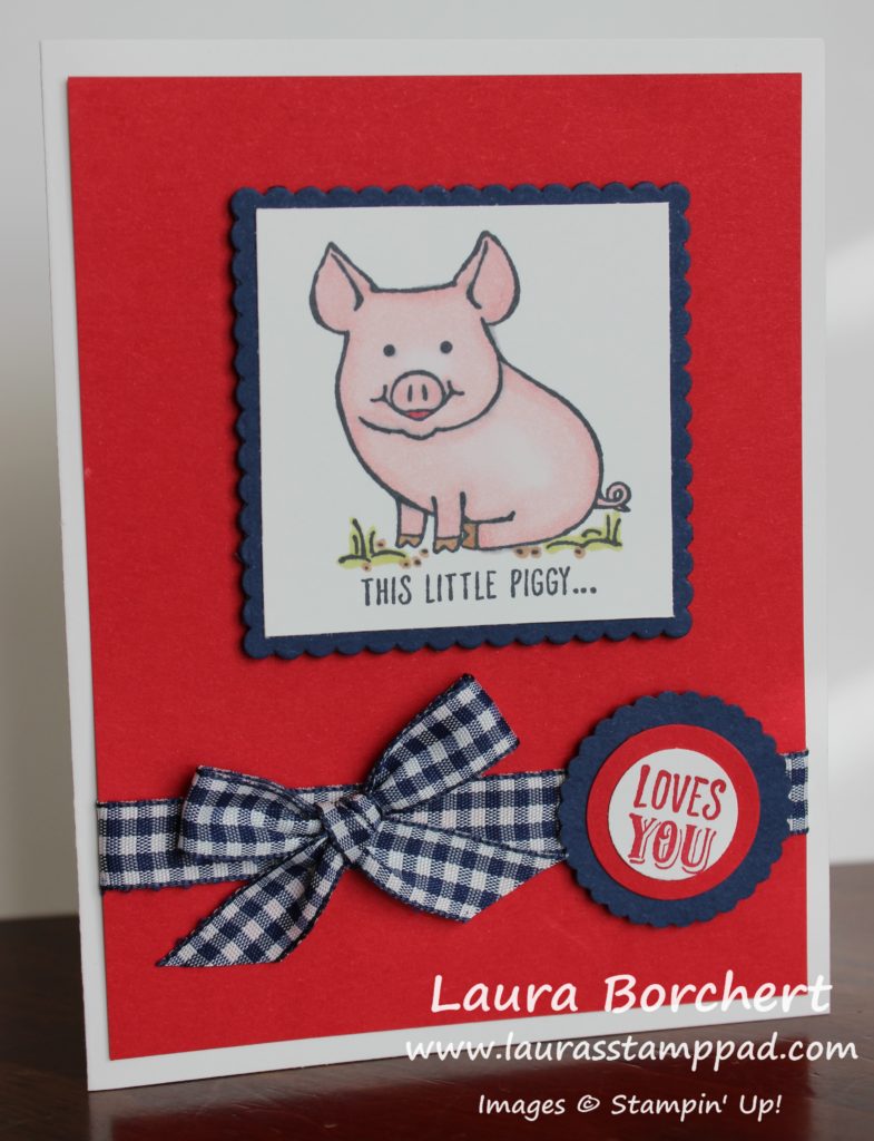 This Little Piggy, www.LaurasStampPad.com