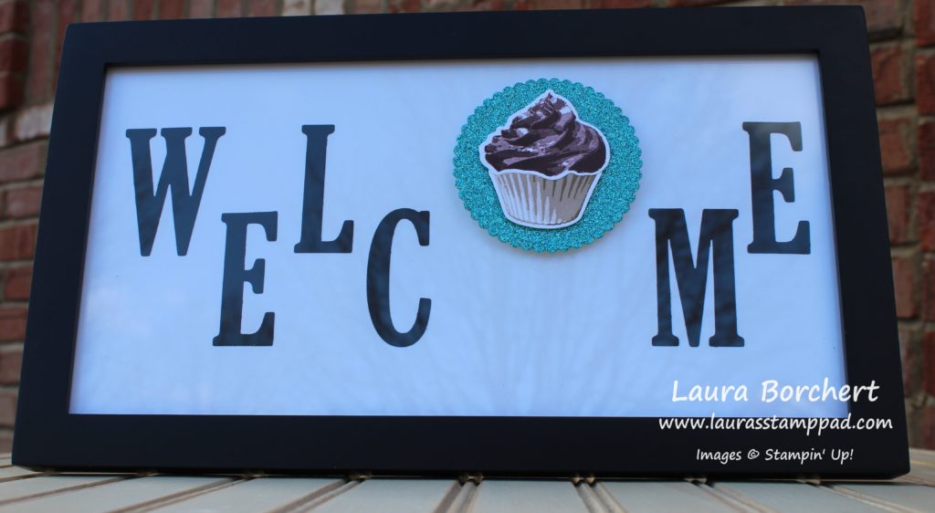 Chocolate Cupcake for Birthdays, www.LaurasStampPad.com