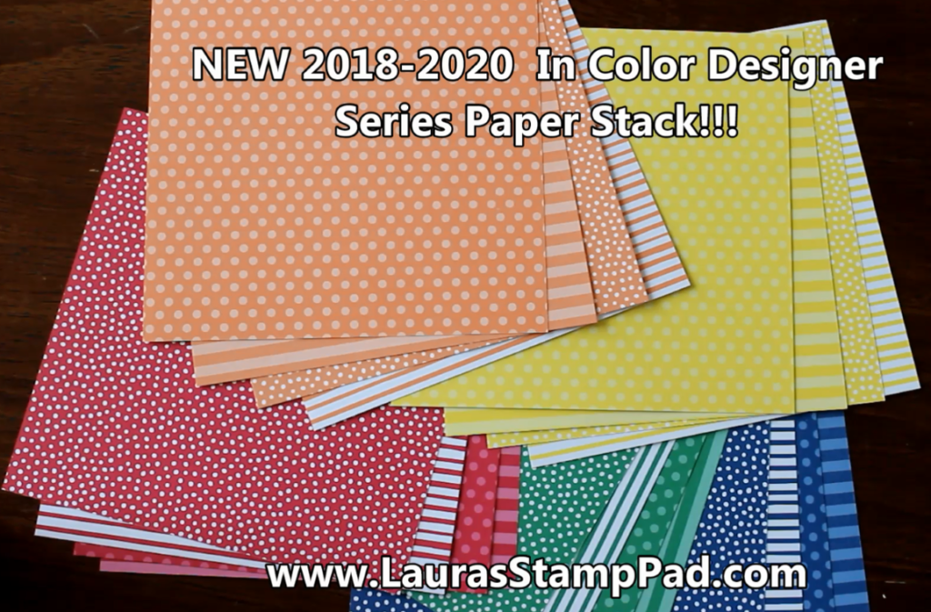 Stunning Designer Series Paper, www.LaurasStampPad.com