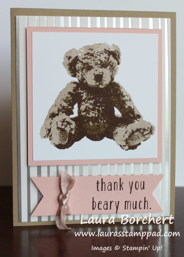 Thank You Beary Much, www.LaurasStampPad.com