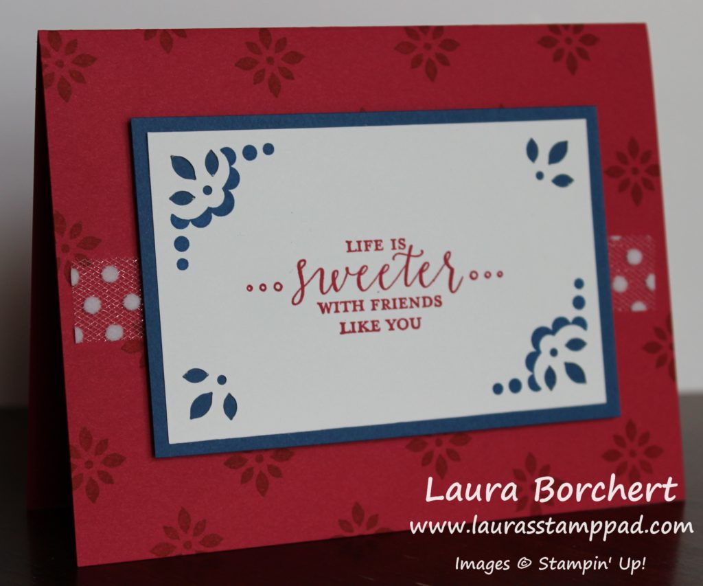 Simple Yet Detailed With Love, www.LaurasStampPad.com