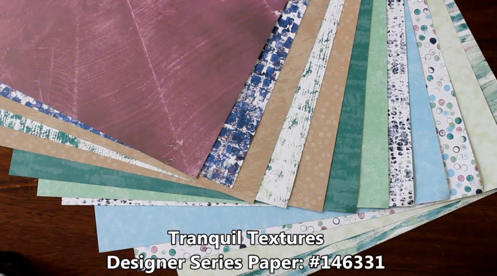 Tranquil Textures Designer Series Paper, www.LaurasStampPad.com