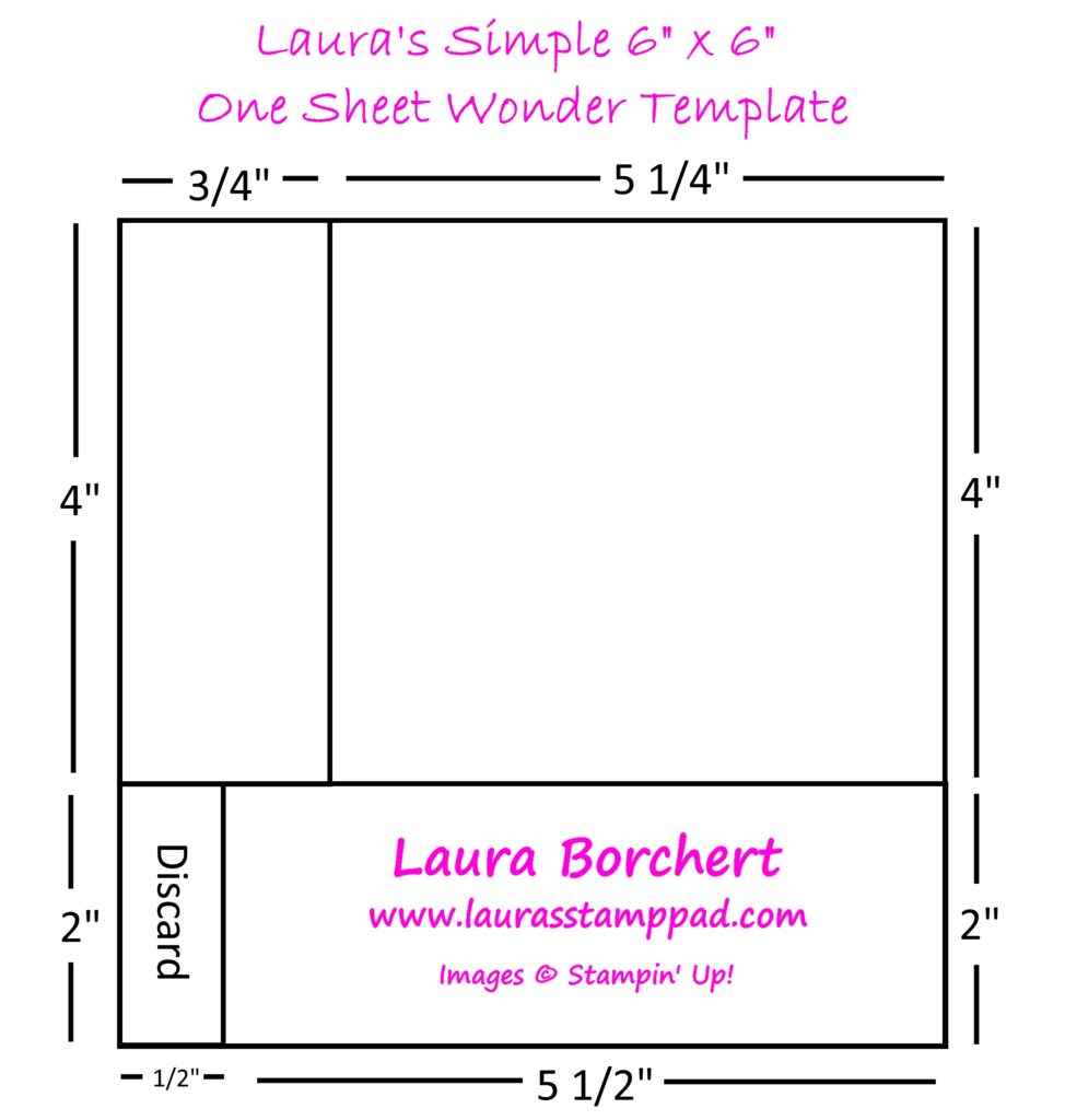 6x6 One Sheet Wonder, www.LaurasStampPad.com