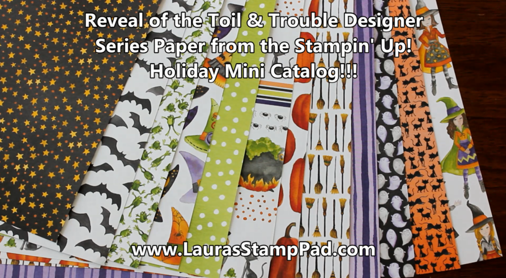 Holiday Mini Catalog Designer Series Paper Reveals, www.LaurasStampPad.com