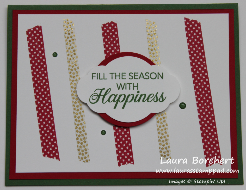 Filled with Happiness, www.LaurasStampPad.com