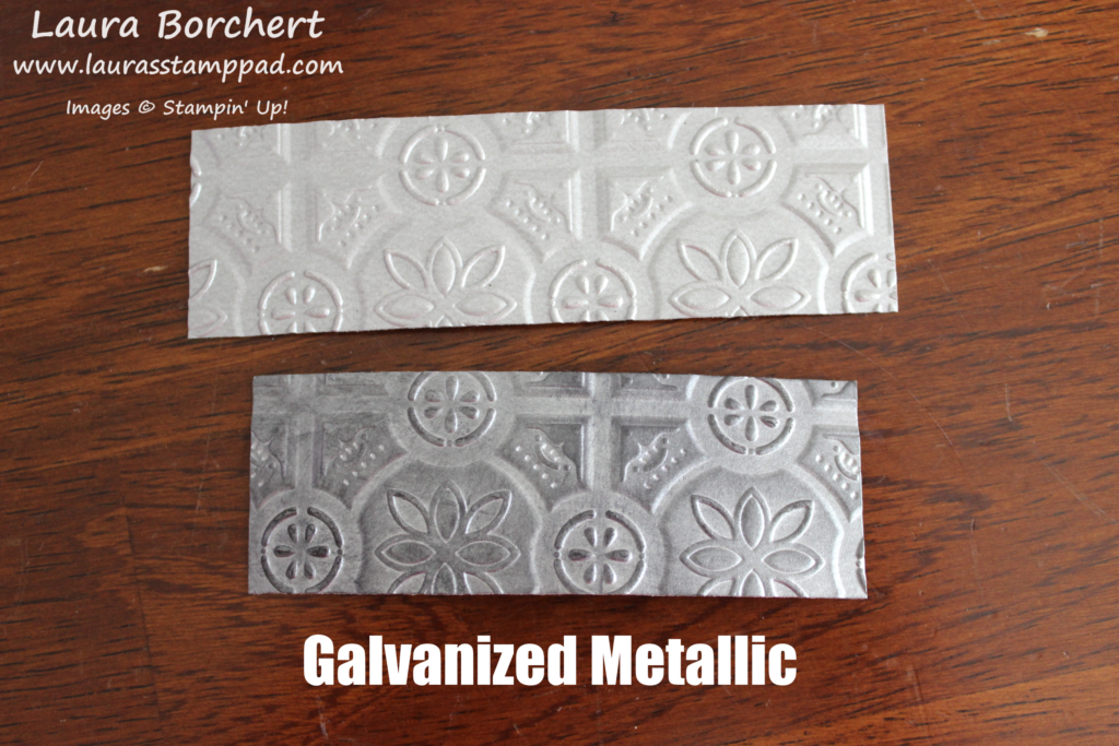 Galvanized Metallic, www.LaurasStampPad.com