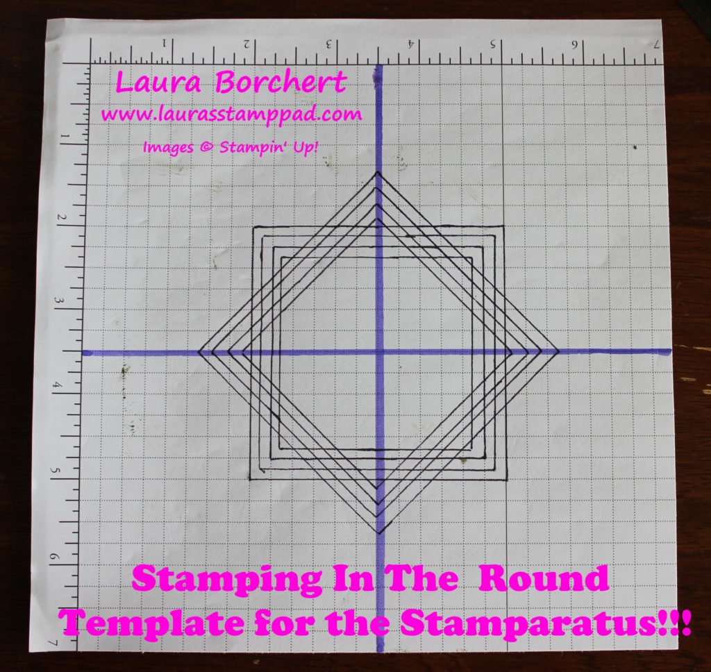 Template For The Stamparatus, www.LaurasStampPad.com