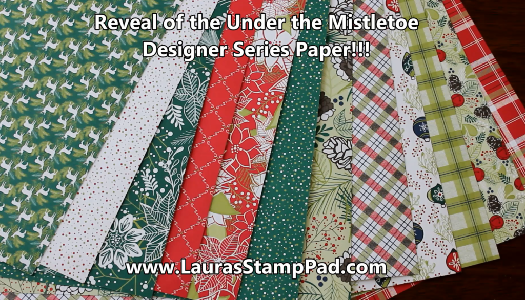 Last Video of Designer Paper, www.LaurasStampPad.com