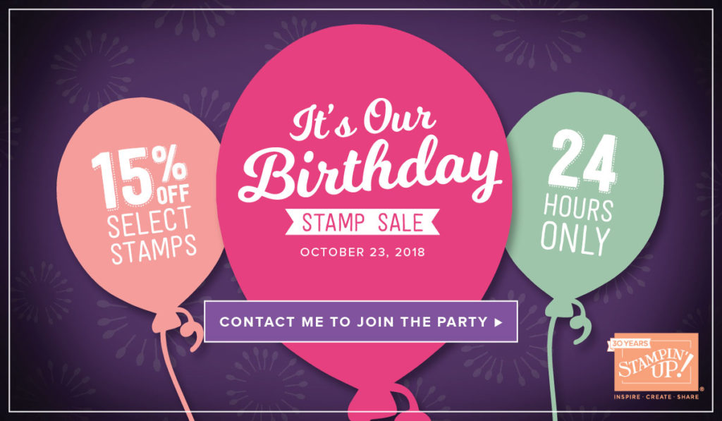 Happy 30th Birthday, Stampin' Up, www.LaurasStampPad.com