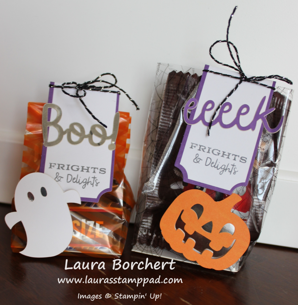 Halloween Candy Bags, www.LaurasStampPad.com