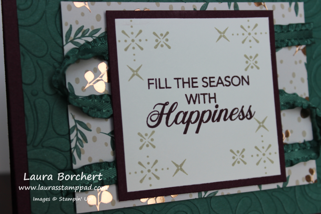 Fill The Season With Happiness, www.LaurasStampPad.com